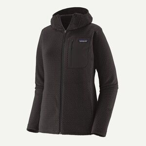 Women’s Patagonia R1 Air Fleece Full-Zip Black Hoody